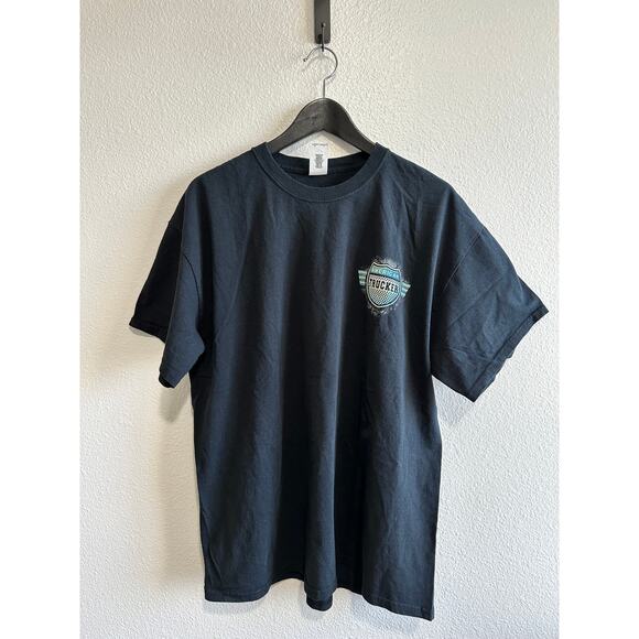 American Trucker Keeping America Moving Semi Eagle Graphic T-Shirt Adult Size XL - Picture 1 of 5